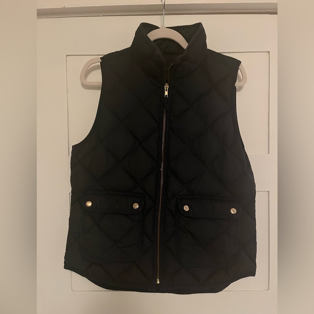 J. Crew Navy Blue Puffer Excursion Vest